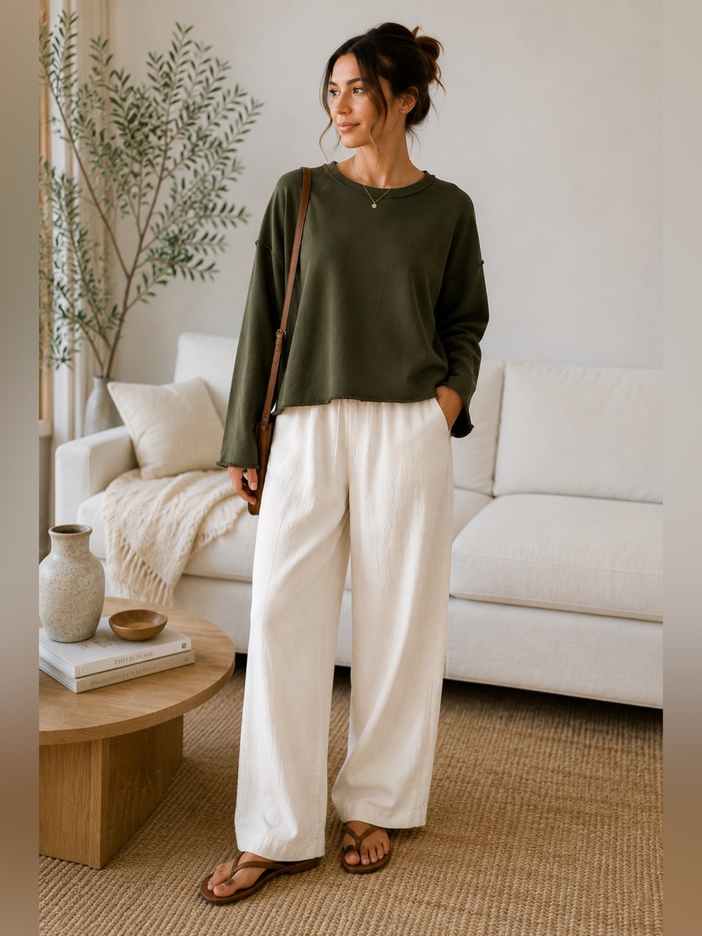 Eileen Fisher organic cotton French terry box top - size xsmall - Picture 2 of 10